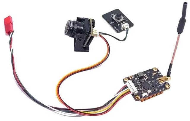 Alt view image 3 of 5 - FPV Suit 1,5.8G FPV Receiver UVC Video Downlink OTG VR Android Phone with 5.8G 1000mW Switchable fpv Transmitter + CMOS 1200TVL fpv Camera