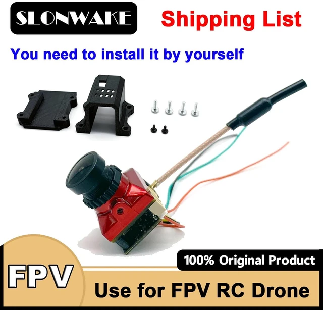 Alt view image 4 of 5 - VTX Camera,New mini 5.8G 48CH VTX 400mW adjustable VTX Transmitter Camera and CMOS 1500TVL B19 need 2-4S Power use for FPV RC Playing Parts