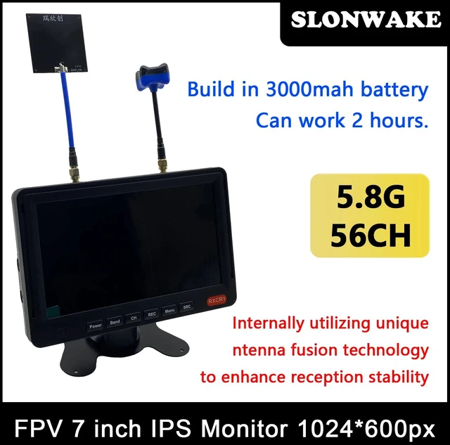 Main image of fpv suit,5.8G 48CH 7 Inch FPV Monitor 1024*600px Build-in Battery and 400mW adjustable VTX Transmitter all in one cmos 1500TVL fpv camera