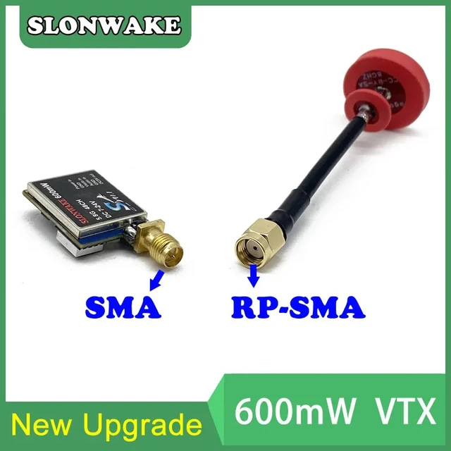 Alt view image 4 of 5 - OTG VTX Camera,5.8G 600mW 48CH VTX Transmitter launcher+CMOS 1800TVL FPV Camera+5.8G OTG Receiver for Android Smartphone use for RC Multicopter