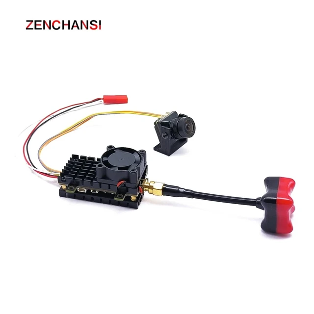 Alt view image 2 of 5 - 2W VTX Camera,5.8G 2W Transmitter 2000mW VTX launcher and 2.1mm CMOS 1500TVL B19 Pro Starlight fpv camera use for long range RC Playing Parts