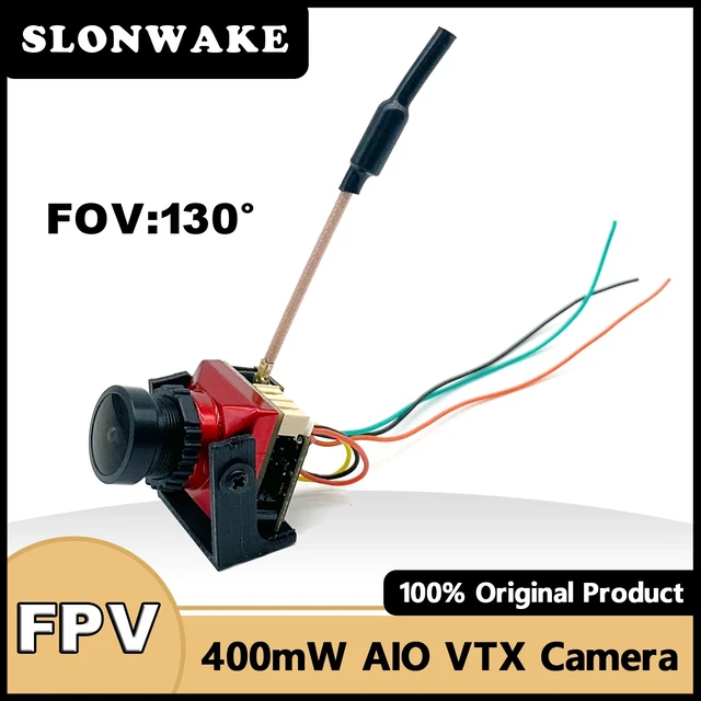 Alt view image 3 of 5 - VTX Camera,New mini 5.8G 48CH VTX 400mW adjustable VTX Transmitter Camera and CMOS 1500TVL B19 need 2-4S Power use for FPV RC Playing Parts