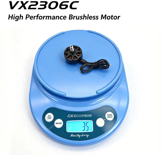Alt view image 5 of 5 - 1850kv Black,4pcs RC DIY Parts VX2306C Motor 2450KV 4S 1850KV 1950KV 6S Brushless Motor and 5-inch racing propeller for FPV Long Range Drones