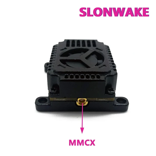 Alt view image 3 of 5 - 3.3G 4W VTX,RockFlight 3.3G Transmitter RFVTX-3340 4W 16CH Wireless Video Transmitter support IRC Protocol and MMCX Antenna Interface 7-28V