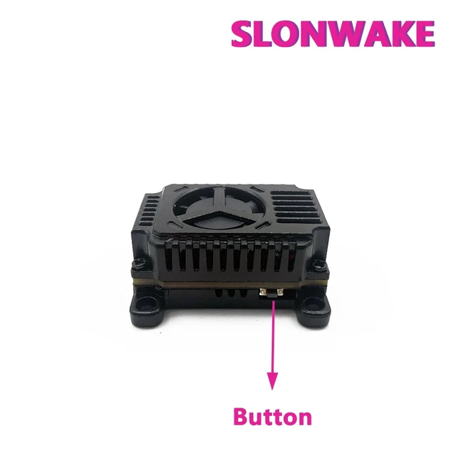 Alt view image 5 of 5 - 3.3G 4W VTX,RockFlight 3.3G Transmitter RFVTX-3340 4W 16CH Wireless Video Transmitter support IRC Protocol and MMCX Antenna Interface 7-28V