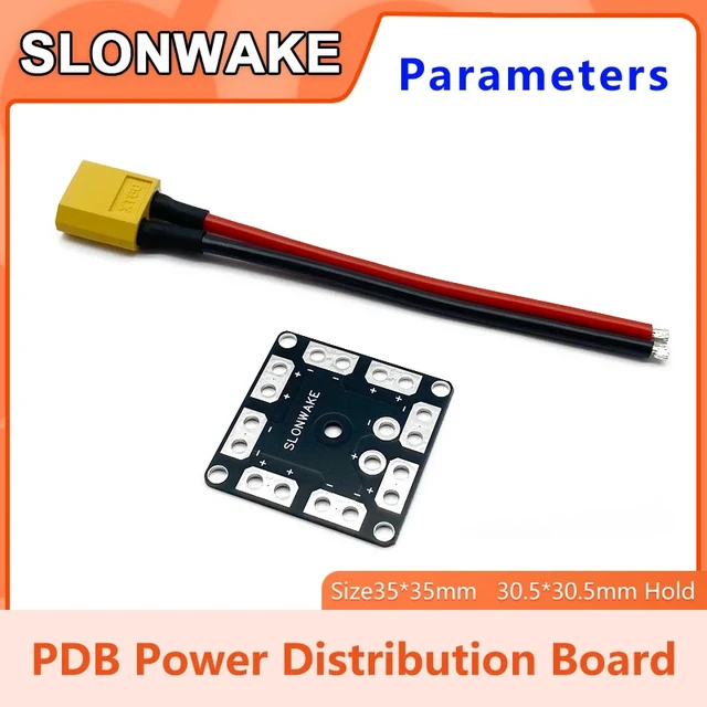 Alt view image 4 of 5 - XT60 1pcs,1pcs ESC 1~8S Connection Board Distribution Board For Multi-Axis Model Helicopter MK KK flight PDB ESC Power Connection Board