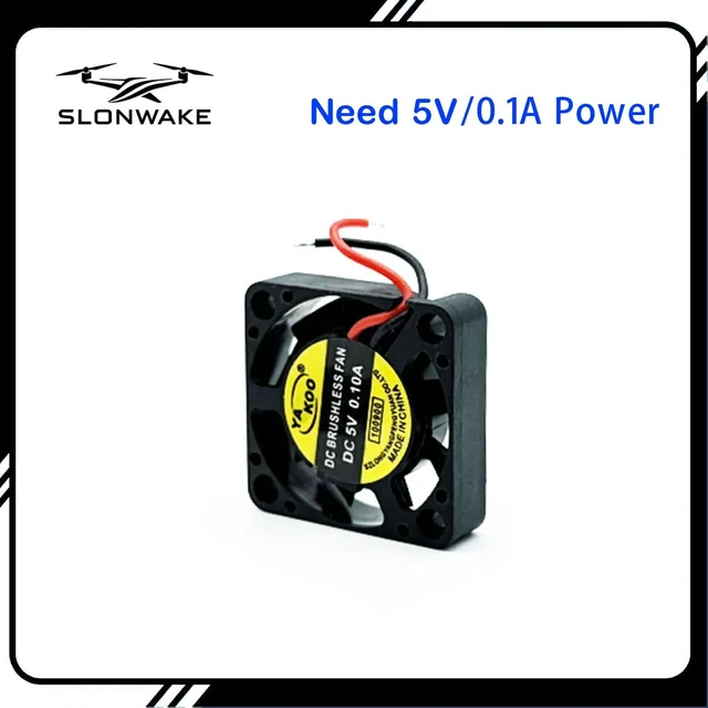 Alt view image 3 of 5 - Cooling Fan,SLONWAKE 5V 2CM 20MM Fan 20*20*7MM Cooling Fan Fan Mini Laptop Cooling Fan 3wire Computer PC Fan Radiator Cooler