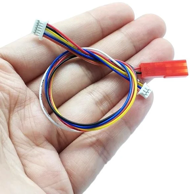 Main image of 2 PCS cable2,2PCS 5.8G image transmitter video output line signal wire FPV launch map transmitter AV Cable For Transmitter to camera JST DC