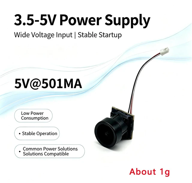 Main image of CMOS 1000TVL,SLONWAKE Ant FPV Camera 1000TVL Ant Lite Analog Camera (FPV Cycle Edition) 4:3 NTSC/PAL Camera 168 angle for FPV Racing Drones