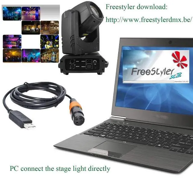 Alt view image 4 of 6 - FTDI RS485 DMX512 TO USB XLR 3PIN 3P DMX FEMALE DMXKING DMXCONTROL FREESTYLER DMX400 CABLE QLC+ STAGE LIGHTNING CONTROLLER KABLE (Color G)
3M Length