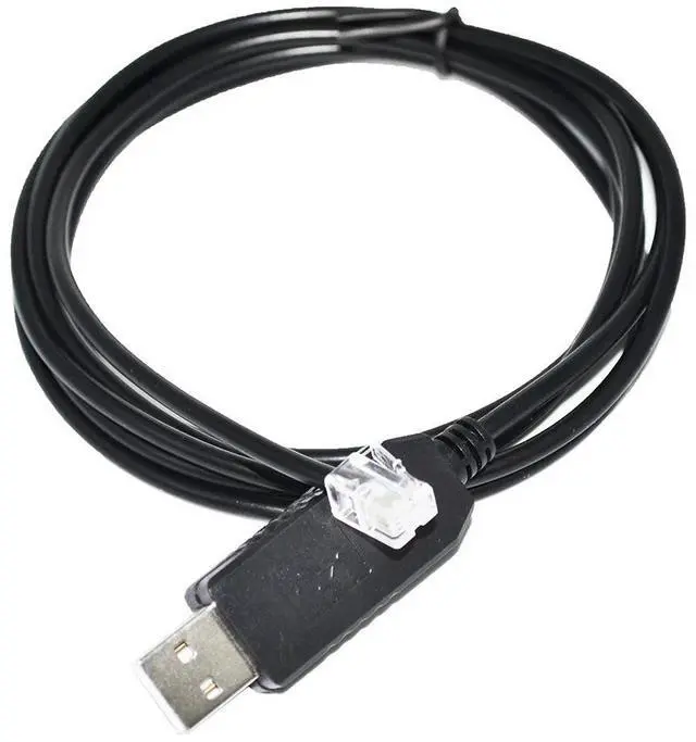 Main image of FTDI FT232RL USB TO RJ9 4P4C PLUG RS232 SERIAL COMMUNICATION DEBUG CABLE FOR SERVOTRONIX CDHD SERVO BH86 006 007 008 4D5 C7 PORT 
5M Length