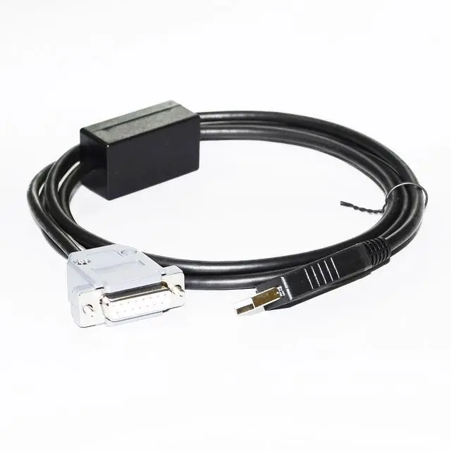 Alt view image 2 of 6 - FTDI FT232RL CHIP USB TO D-SUB 15-PIN DB15 FEMALE ADAPTER RS232/RS485 SERIAL COMMUNICATION CABLE FOR LEUZE ELECTRONIC TO PC (RS232 SIGNAL)
5M Length