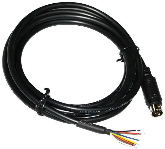 Alt view image 2 of 5 - BREAKOUT CABLE YAESU CT-62 CAT CABLE MD8 8 PIN MINI DIN MALE SERIAL ADAPTER FOR YAESU BAND DATA CAT LINEAR TUNER FT897 FT817 5M Length