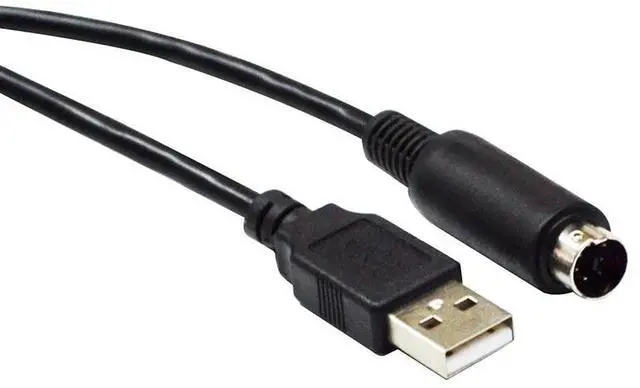 Alt view image 5 of 6 - USB A 2.0 TO MINI DIN 7 PIN MD7 MALE ADAPTER IK MULTIMEDIA IRIG STREAM KEYS 2 PRO DUO I/O MIDI KEYBOARD PC DATA EXTENSION CABLE 1M Length