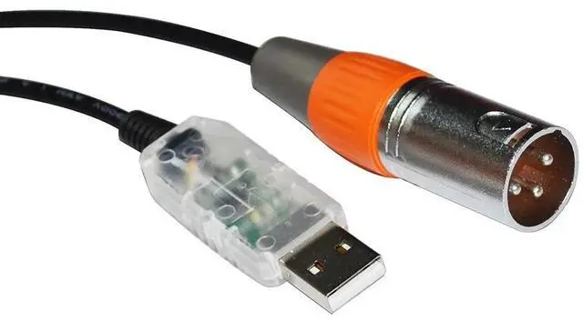 Alt view image 6 of 7 - FTDI FT232RL USB TO XLR 3PIN MALE ADAPTER CONVERTER RS485 SERIAL CABLE FOR MARANI AUDIO PROCESSING DEVICE DPA-A DPA240P DPA260P (Color B)
1M Length