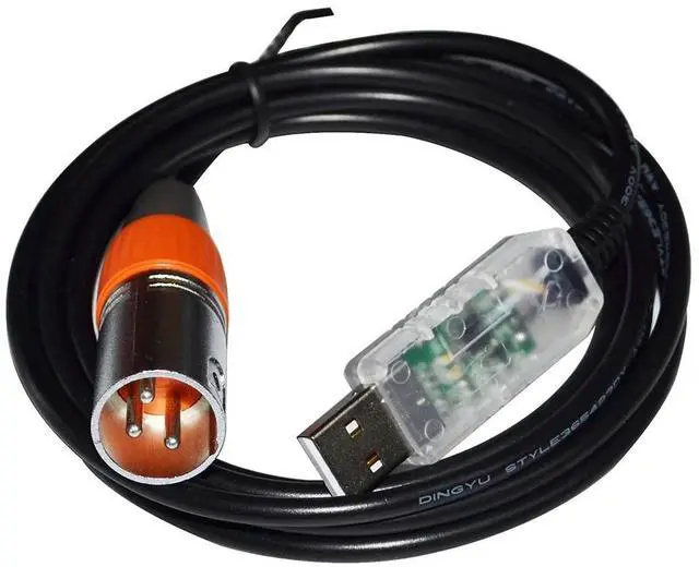 Alt view image 3 of 7 - FTDI FT232RL USB TO XLR 3PIN MALE ADAPTER CONVERTER RS485 SERIAL CABLE FOR MARANI AUDIO PROCESSING DEVICE DPA-A DPA240P DPA260P (Color B)
1M Length