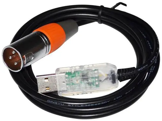 Alt view image 4 of 7 - FTDI FT232RL USB TO XLR 3PIN MALE ADAPTER CONVERTER RS485 SERIAL CABLE FOR MARANI AUDIO PROCESSING DEVICE DPA-A DPA240P DPA260P (Color B)
1M Length