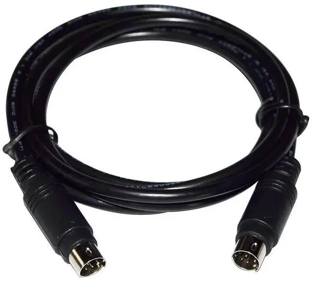 Main image of MINI DIN 8 PIN MD8 TO MD8 8-PIN MALE ADAPTER COMMUNICATION DATA CABLE FOR YAMAHA MUSIC SEQUENCER TO HOST PORT CONNECT TO MAC (1.8M Length)