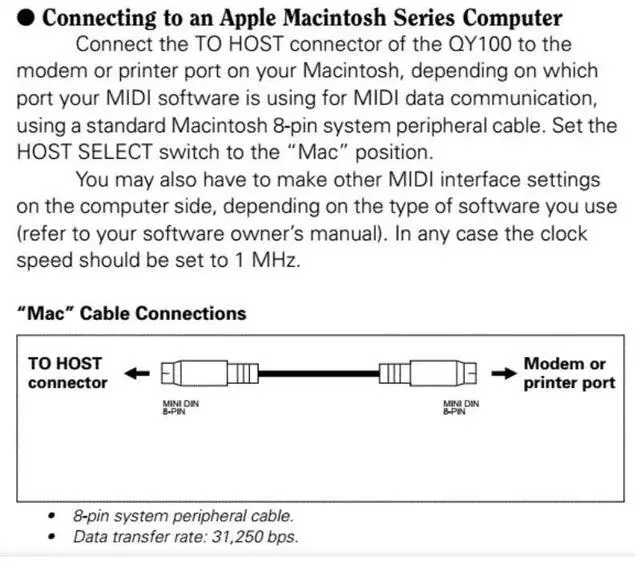 Alt view image 6 of 6 - MINI DIN 8 PIN MD8 TO MD8 8-PIN MALE ADAPTER COMMUNICATION DATA CABLE FOR YAMAHA MUSIC SEQUENCER TO HOST PORT CONNECT TO MAC (1.8M Length)