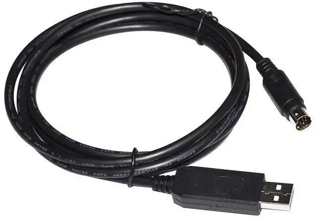 Main image of FTDI FT232RL CHIP USB TO MINI DIN 8 PIN MD8 ADAPTER RS232 SERIAL DATA TRANSFER CABLE FOR APPLE QUICKTAKE 100 150 CAMERA TO PC 
5M Length