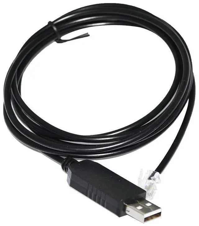 Main image of FTDI USB TO RS232 RJ9 RJ11 4P4C PLUG CONSOLE CONTROL CABLE FOR MEADE 505 497 LXD55 ETX 125 127 PC TO AUTOSTAR AUDIOSTAR KABLE 
5M Length