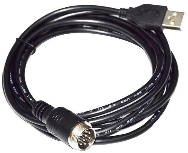 Alt view image 4 of 6 - USB 2.0 TO 9-PIN 9DIN DIN-USB CABLE FOR THRUSTMASTER TH8A PARTNER TSSH MOD + HANDBRAKE DATA CABLE COMPUTER CONNECTION DATA KABLE 2M Length(2M Length)