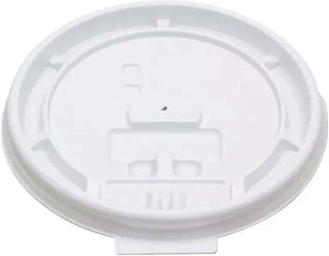 Alt view image 2 of 5 - Hot Cup Lids, White, 1000/Carton