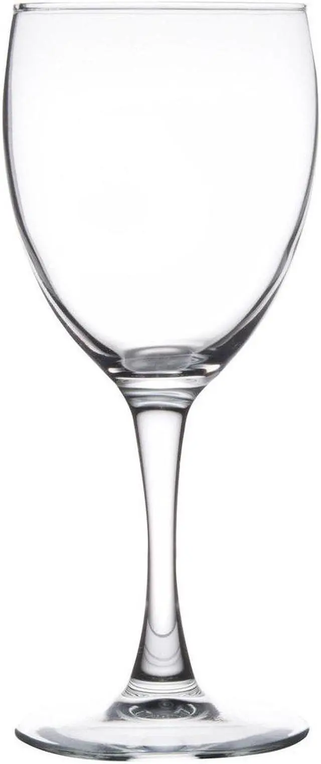 Main image of Cardinal Tall Wine Fully-Tempered Glass Clear, 8.5 oz., 2.625" Top Diameter x 2.75" Bottom Diameter x 6.812" Height | 3 Dozen/Pack