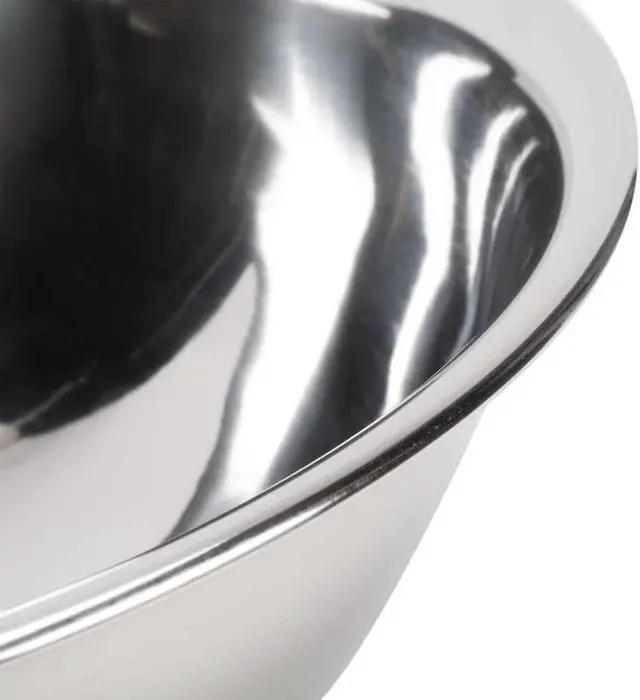 Alt view image 7 of 7 - Vollrath Round Economy Mixing Bowl Silver, 8 qt., 13-1/2" Diameter x 5" Depth, Stainless Steel | 1/Each