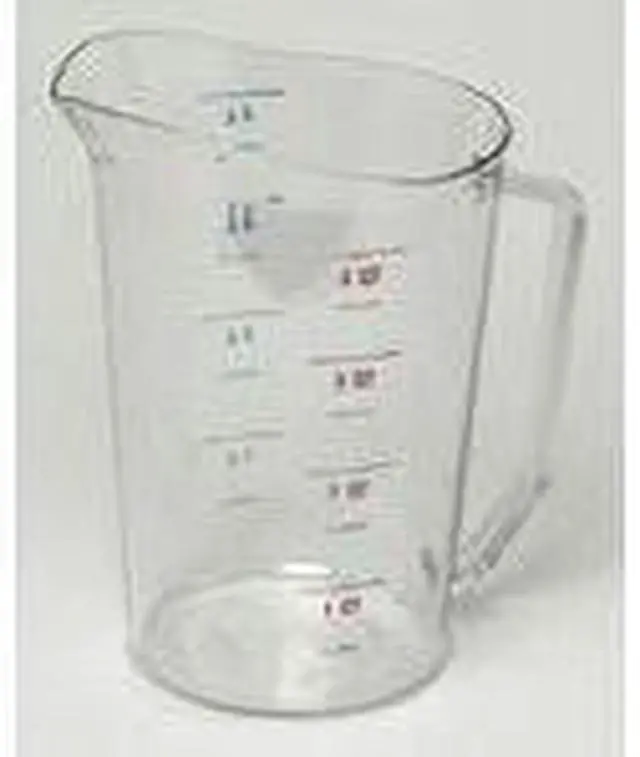 Alt view image 4 of 6 - Cambro Liquid Measuring Cup,4 Qt.,Clear  EA400MCCW135