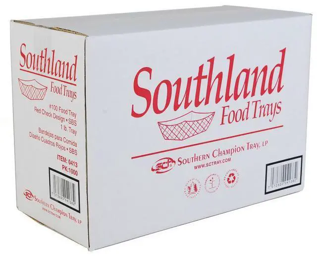 Alt view image 3 of 3 - SCT Paper Food Baskets 2.5lb Red/White 500/Carton 0421