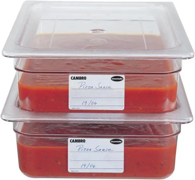 Alt view image 6 of 6 - CAMBRO CA20CWC135 Food Pan Lid, Half Size,Clear,PK6