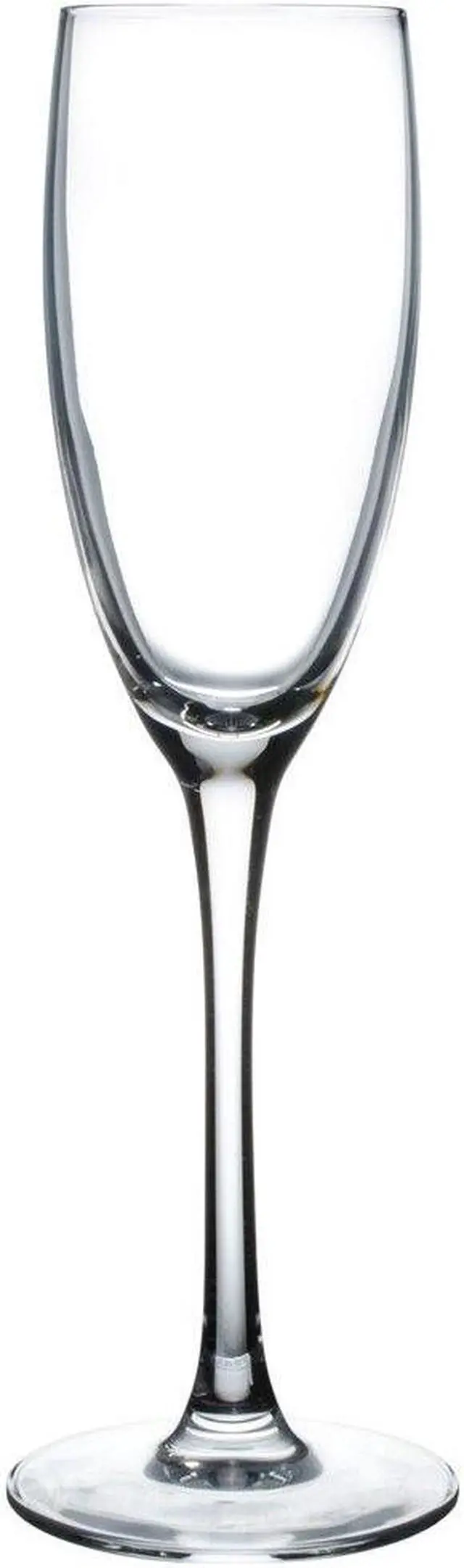 Main image of Cardinal Champagne Flute Glass Clear, Kwarx, 5.75 oz., 2" Top Diameter x 2.75" Bottom Diameter x 8.875" Height | 2 Dozen