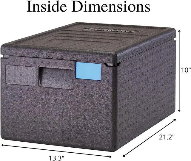 Alt view image 3 of 6 - Cambro GoBox EPP180SW Insulated Top Loader Food Carrier | Sold Individually