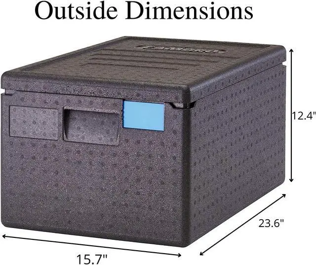 Alt view image 4 of 6 - Cambro GoBox EPP180SW Insulated Top Loader Food Carrier | Sold Individually
