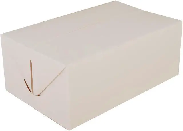 Alt view image 2 of 3 - Southern Champion 1 Piece Fast Top Snack Carry-Out Box White, 7" Length x 4.5" Width x 2.75" Depth, Paperboard | 500/Pack