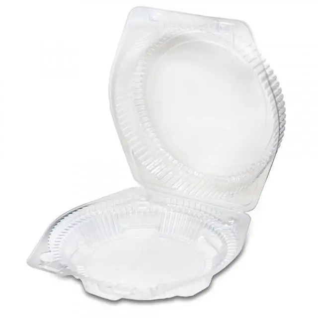 Alt view image 3 of 6 - DFI 9" HIgh Dome Pie Container with Hinged Lid LBH-921 Clear | 100/Case