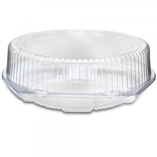 Alt view image 4 of 6 - DFI 9" HIgh Dome Pie Container with Hinged Lid LBH-921 Clear | 100/Case