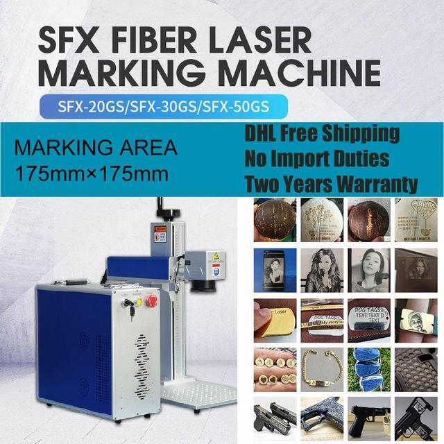 Main image of 50W JPT Fiber Laser Marking Machine 50W Fiber Laser Engraver for Metal Stainless Electronic Parts CNC Engraving Steel DIY Working Lens 175mm*175mm