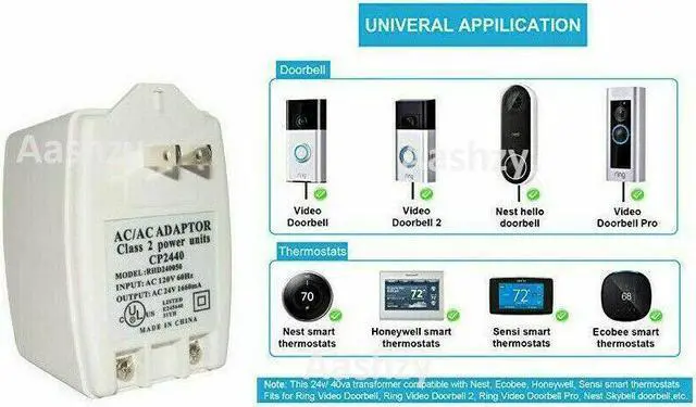 Main image of AC 24V 1660mA 20VA Transformer Adapter AC110V to AC24V Convert with UL Certified