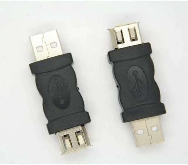 Alt view image 3 of 3 - Firewire IEEE 1394 6-Pin Female F to USB M Male Adapter Converter Joiner Plug PC