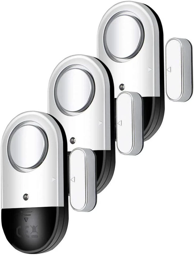 Main image of 120 DB Loud Door and Window Open Alarm Sensor 3 Pack for Kids, Dementia Patients Safety, Burglar Anti-Theft Wireless Security Alarms Keep Your Home, Pool, Cabinet, Business Safe