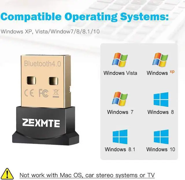 Alt view image 7 of 7 - USB Bluetooth Adapter 5.0 Bluetooth Dongle Bluetooth Receiver for PC Windows 10/8/7 for Desktop, Laptop, Mouse, Keyboard, Headsets, Speakers