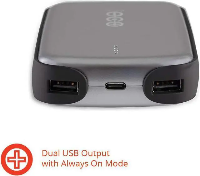 Alt view image 3 of 4 - V50 Always On External Battery Pack with Dual USB Ports - 12 800mAh