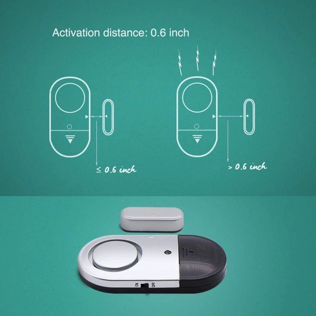 Alt view image 5 of 6 - 120 DB Loud Door and Window Open Alarm Sensor 3 Pack for Kids, Dementia Patients Safety, Burglar Anti-Theft Wireless Security Alarms Keep Your Home, Pool, Cabinet, Business Safe