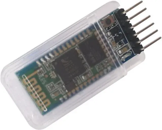 Main image of DSD TECH HC-05 Bluetooth Serial Pass-through Module Wireless Serial Communication with Button for Arduino