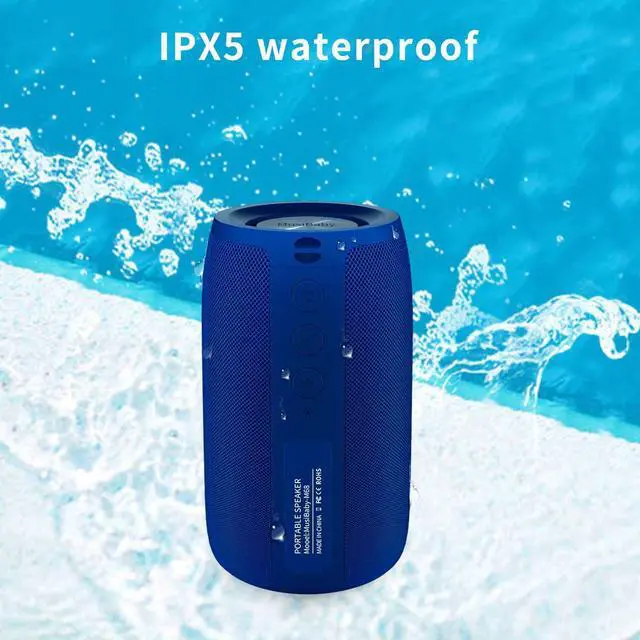 Alt view image 6 of 7 - Bluetooth Speaker,MusiBaby Wireless,Waterproof,Outdoor,Portable Speaker,Dual Pairing,Loud Stereo,Booming Bass,24H Playtime Wireless Speakers for Home,iPhone,Party,Gifts(Blue)