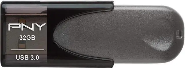 Alt view image 13 of 20 - PNY - Elite Turbo Attache 4 32GB USB 3.0 Type A Flash Drive - Black