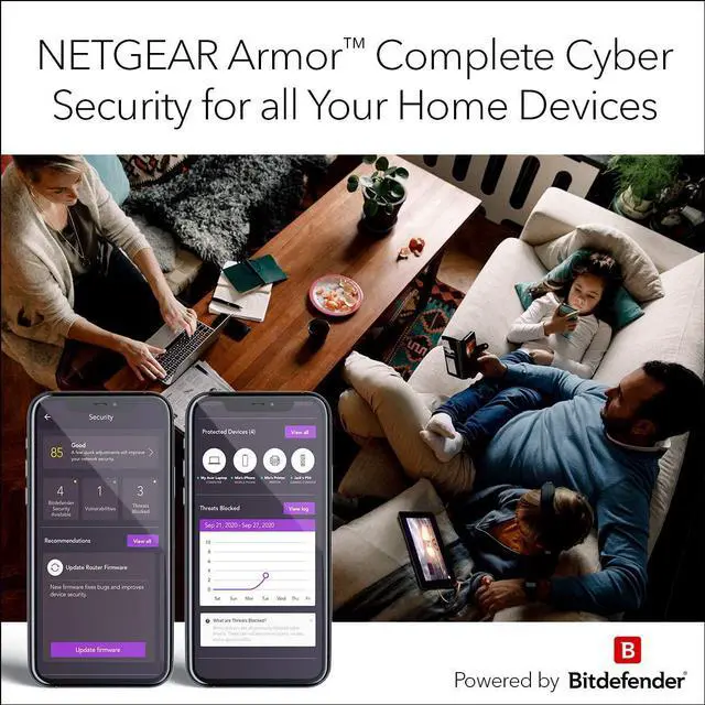 Alt view image 11 of 11 - NETGEAR Nighthawk AX6 RAX50 IEEE 802.11ax Ethernet Wireless Router RAX50100NAS