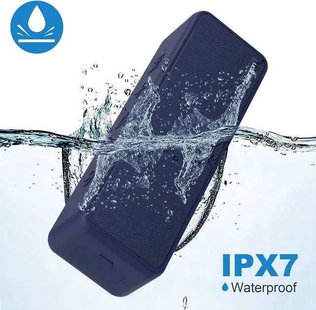 Alt view image 4 of 6 - Upgrade Bluetooth Speakers - Vanzon X5 Pro Portable Wireless Speaker V5.0 with 20W Loud Stereo Sound, TWS, 24H Playtime & IPX7 Waterproof, Suitable for Travel, Home&Outdoors